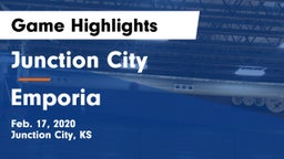 Junction City  vs Emporia  Game Highlights - Feb. 17, 2020