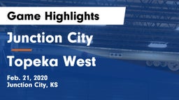 Junction City  vs Topeka West  Game Highlights - Feb. 21, 2020