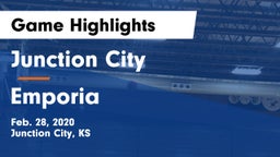 Junction City  vs Emporia  Game Highlights - Feb. 28, 2020