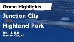 Junction City  vs Highland Park  Game Highlights - Jan. 12, 2021