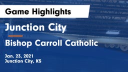 Junction City  vs Bishop Carroll Catholic  Game Highlights - Jan. 23, 2021