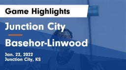 Junction City  vs Basehor-Linwood  Game Highlights - Jan. 22, 2022