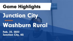 Junction City  vs Washburn Rural  Game Highlights - Feb. 22, 2022