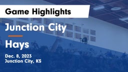 Junction City  vs Hays  Game Highlights - Dec. 8, 2023