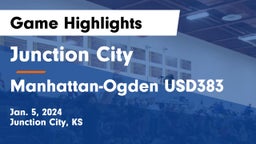 Junction City  vs Manhattan-Ogden USD383 Game Highlights - Jan. 5, 2024