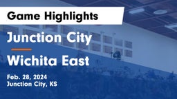 Junction City  vs Wichita East  Game Highlights - Feb. 28, 2024