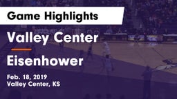 Valley Center  vs Eisenhower  Game Highlights - Feb. 18, 2019