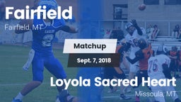 Matchup: Fairfield High vs. Loyola Sacred Heart  2018