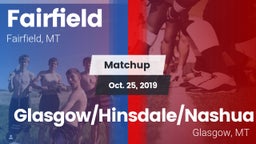 Matchup: Fairfield High vs. Glasgow/Hinsdale/Nashua  2019