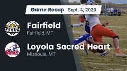 Recap: Fairfield  vs. Loyola Sacred Heart  2020