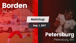 Matchup: Borden  vs. Petersburg  2017