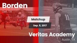 Matchup: Borden  vs. Veritas Academy  2017