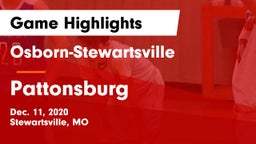 Osborn-Stewartsville  vs Pattonsburg  Game Highlights - Dec. 11, 2020