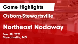 Osborn-Stewartsville  vs Northeast Nodaway Game Highlights - Jan. 30, 2021
