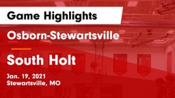 Osborn-Stewartsville  vs South Holt Game Highlights - Jan. 19, 2021