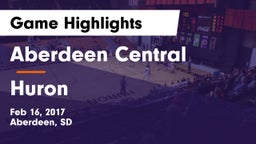 Aberdeen Central  vs Huron  Game Highlights - Feb 16, 2017