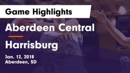 Aberdeen Central  vs Harrisburg  Game Highlights - Jan. 12, 2018