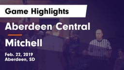 Aberdeen Central  vs Mitchell  Game Highlights - Feb. 22, 2019