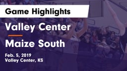 Valley Center  vs Maize South  Game Highlights - Feb. 5, 2019