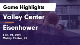 Valley Center  vs Eisenhower  Game Highlights - Feb. 24, 2020