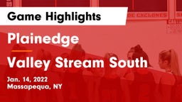 Plainedge  vs Valley Stream South  Game Highlights - Jan. 14, 2022