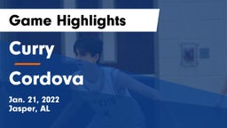 Curry  vs Cordova Game Highlights - Jan. 21, 2022