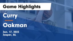 Curry  vs Oakman  Game Highlights - Jan. 17, 2023