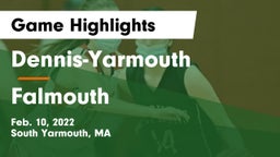 Dennis-Yarmouth  vs Falmouth  Game Highlights - Feb. 10, 2022