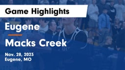 Eugene  vs Macks Creek  Game Highlights - Nov. 28, 2023