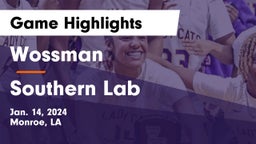 Wossman  vs Southern Lab Game Highlights - Jan. 14, 2024