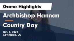 Archbishop Hannan  vs Country Day Game Highlights - Oct. 5, 2021