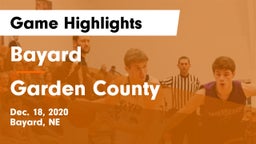 Bayard  vs Garden County  Game Highlights - Dec. 18, 2020