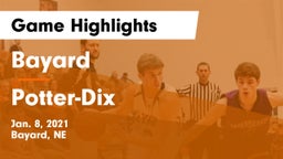 Bayard  vs Potter-Dix  Game Highlights - Jan. 8, 2021