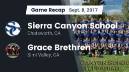 Recap: Sierra Canyon School vs. Grace Brethren  2017
