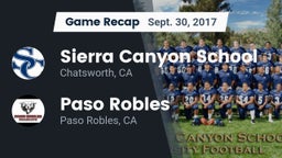 Recap: Sierra Canyon School vs. Paso Robles  2017