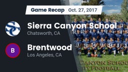 Recap: Sierra Canyon School vs. Brentwood  2017