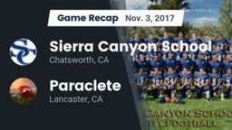 Recap: Sierra Canyon School vs. Paraclete  2017