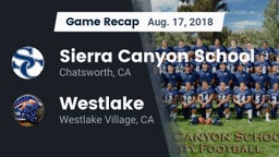 Recap: Sierra Canyon School vs. Westlake  2018