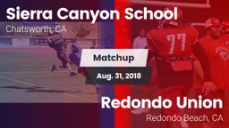 Matchup: Sierra Canyon vs. Redondo Union  2018