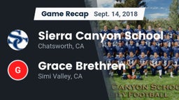 Recap: Sierra Canyon School vs. Grace Brethren  2018