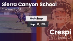 Matchup: Sierra Canyon vs. Crespi  2018
