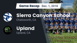 Recap: Sierra Canyon School vs. Upland  2018