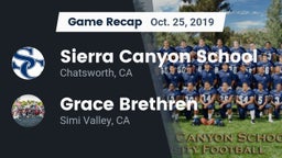 Recap: Sierra Canyon School vs. Grace Brethren  2019