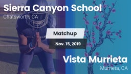 Matchup: Sierra Canyon vs. Vista Murrieta  2019