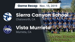 Recap: Sierra Canyon School vs. Vista Murrieta  2019