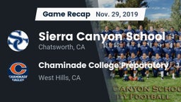 Recap: Sierra Canyon School vs. Chaminade College Preparatory 2019
