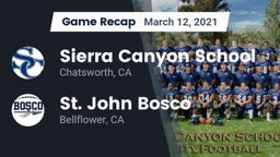 Recap: Sierra Canyon School vs. St. John Bosco  2021