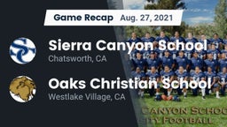 Recap: Sierra Canyon School vs. Oaks Christian School 2021