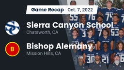 Recap: Sierra Canyon School vs. Bishop Alemany  2022
