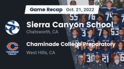 Recap: Sierra Canyon School vs. Chaminade College Preparatory 2022